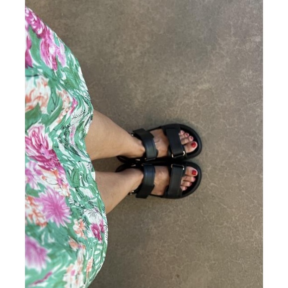 Maeve Anthropologie Dad Sandals in BLACK - Picture 4 of 5